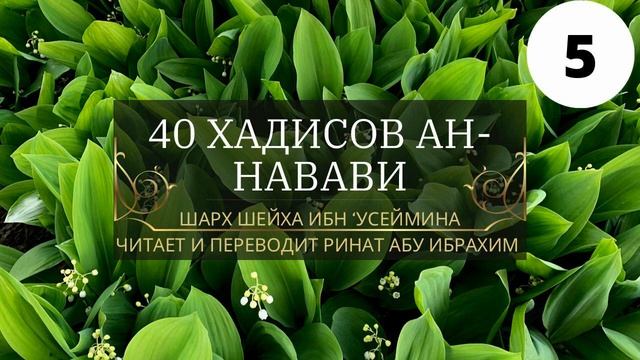 5. 40 хадисов ан-Навави. 2 хадис (продолжение) || Ринат Абу Ибрахим смотреть онлайн
