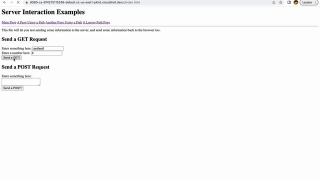 CS1520 Lecture 12a: Demo of Using Flask Parameters in a Google App Engine Application
