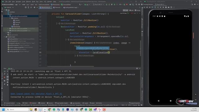 Kotlin with Jetpack Compose: Day 4 - How to Implement a Carousel Slider in Kotlin Jetpack Compose