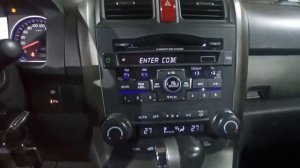 Как ввести правильно код магнитолы Honda CRV/ How to enter the correct code in the radio Honda CRV3