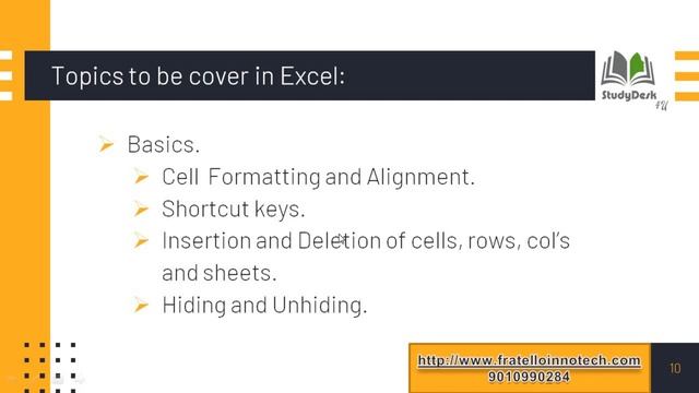 Excel Session-0 Excel-Introduction смотреть онлайн