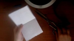 Небольшой фокус с тетрадного листа