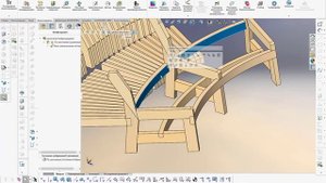 Скамейка для сада Лавочка.