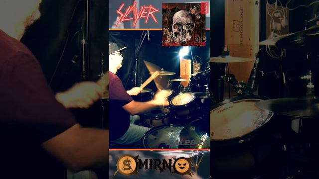 Как играть заполнение #4 песни South Of Heaven группы Slayer | Барабанщик Дэйв Ломбардо #drumfill