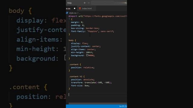 Text Animation | CSS Animation | With Source Code | HTML CSS