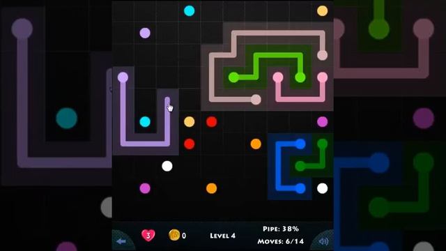 flow game facebook - jumbo pack level 4 Connect the dots