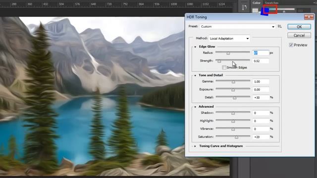 Oil Painting Effect with Photoshop CS6 (subtitles, no sound) смотреть онлайн