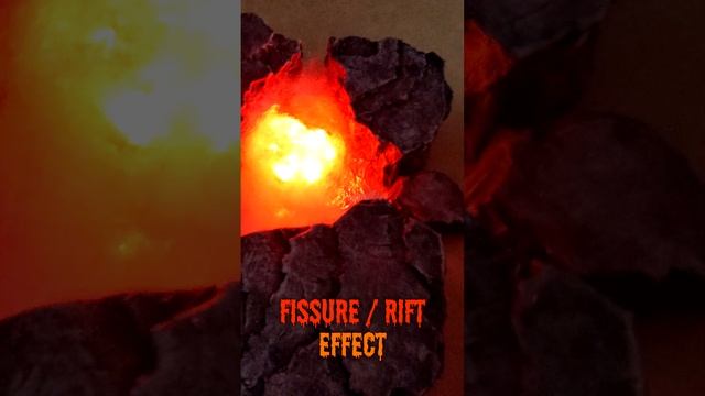 EASY GLOWING Lava / Fissure / Rift EFFECT - Tabletop Gaming, Miniature Wargaming