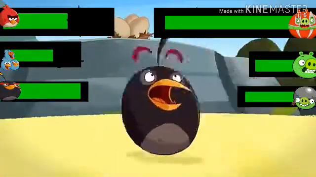 Angry birds pájaros vs el porkador barras de vida смотреть онлайн