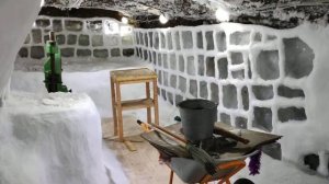 Подземелье музея вечной мерзлоты в г. Игарка