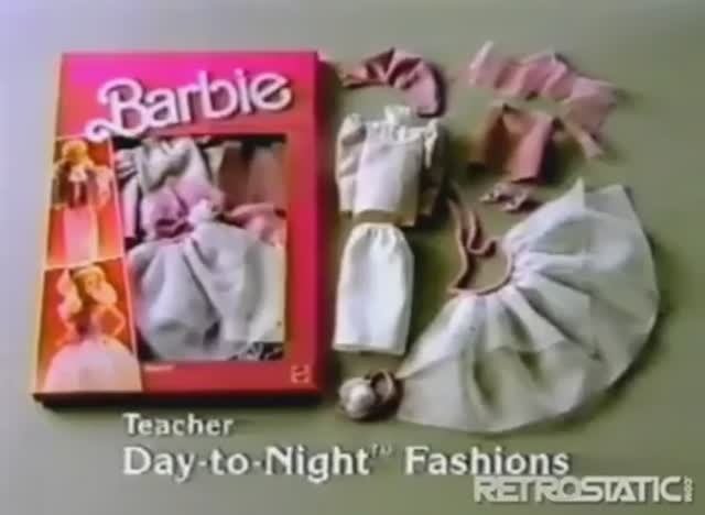 1985 Реклама куклы Барби Маттел Платья и наборы Mattel Barbie day to night fashion