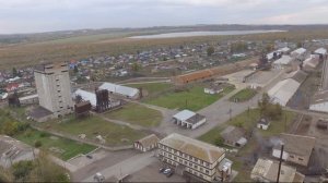 Станция Назарово/ Ж/Д Вокзал/ Элеватор/ Привокзальный. Вид с дрона