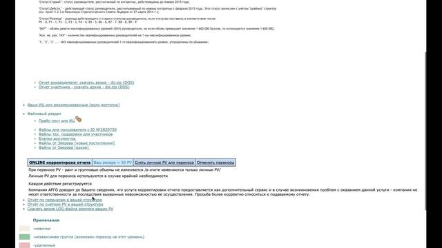 7 Урок: Корректировка отчетов с баллами в МЛМ. Курс: Используй сайт Арго на 100% смотреть онлайн
