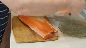 Нож Канцлер! Тест на кухне! Форель против канцлера!