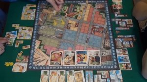 122 Нью Йорк 1901 играем в настольную игру.