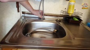 Кран на кухне. Меняю старый смеситель на новый. DIY & DACHA. #147