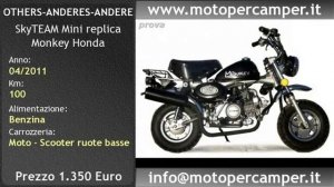 OTHERS-ANDERES-ANDERE SkyTEAM Mini replica Monkey Honda