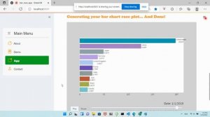 Streamlit App: Bar Chart Race Animation App
