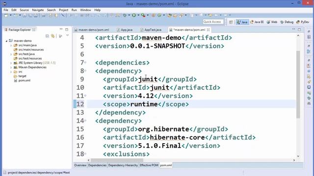 Maven Tutorial for Beginners - Scope Dependencies in Maven