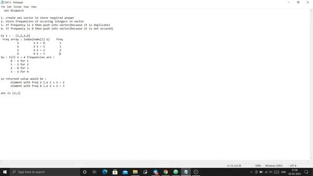 DAY 2 | Set Mismatch | March leetcode Challange | Level - Easy смотреть онлайн