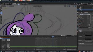 Dzyna/Как я рисовал мульт/Blender 3d/Работа над meme Лена по колено/анимация
