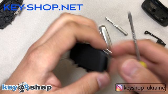 Замена корпуса смарт ключа Ленд ровер, Рендж ровер (smart key Range Rover, Land Rover)