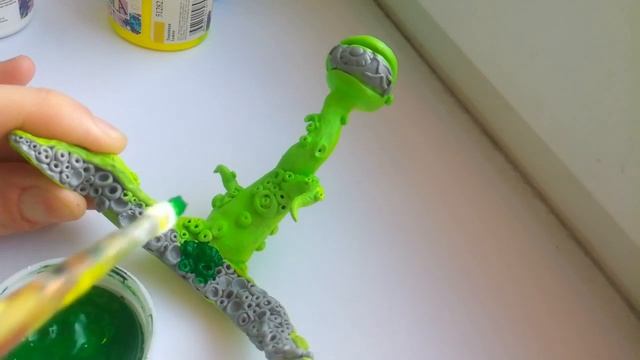 ЛЕПКА ЧУБРИКА ИЗ ХОЛОДНОЙ СВАРКИ/sculpting/зеленый монстр/monster смотреть онлайн
