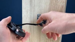 Установка простого видеоглазка с монитором и звонком, запись фото модель DD3