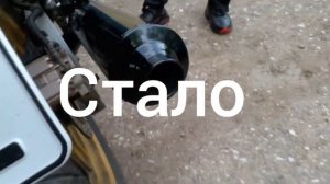 хонда vfr 400 ns 21 прямоток ,до и после