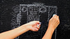 АСМР Рисую МЕЛОМ МУРАШКИ 100% Шепот о доме | ASMR SOUNDS CHALK Drawing Tapping LONG Nails