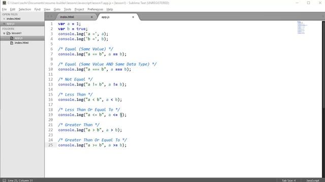 JavaScript Logical Operators