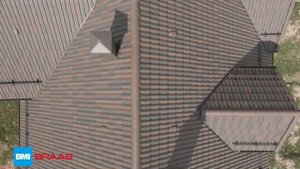 Минеральная черепица БРААС модели Таунус, цвет: Антик темно-коричневый