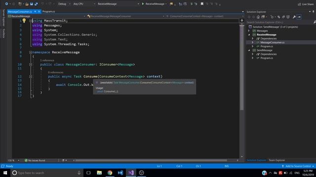 Send and Receive RabbitMQ Messages in .Net Core 3.0 with Masstransit смотреть онлайн