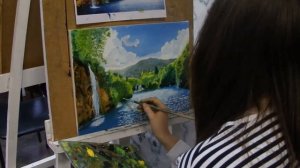 Рисование масляными красками