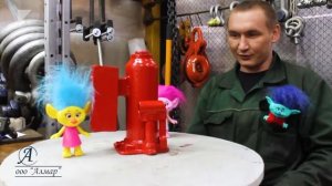 Горизонтальный гидравлический домкрат