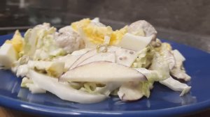 Салат Легкий с фрикадельками