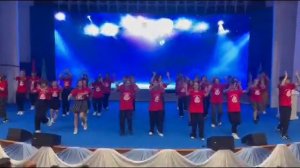 ВДЦ "ОКЕАН",  9-й отряд - самый Лучший отряд "Бригантины", сами проставили танец, август 2023 года