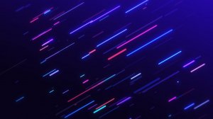 Анимированный темный фон: Разноцветное линии