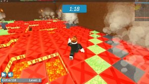 ПОЛ ЭТО ЛАВА / Челлендж ROBLOX / ПОБЕГ в Роблокс THE FLOOR IS LAVA CHALLENGE на острове #КИД