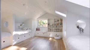 Оформление детской комнаты на мансарде (фото подборка)