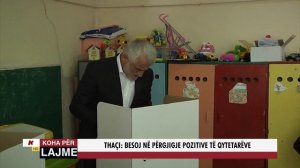 MENDUH THAÇI: BESOJË NË PËRGJIGJE POZITIVE TË QYTETARËVE