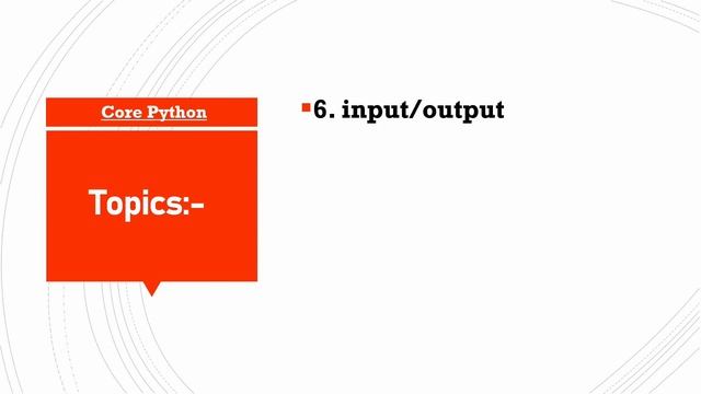Core Python Syllabus | Learn Coding