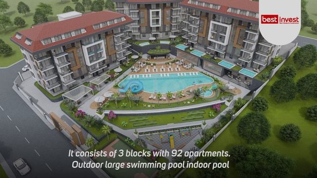 Проект элитного жилья в Аланья, Кестель! смотреть онлайн