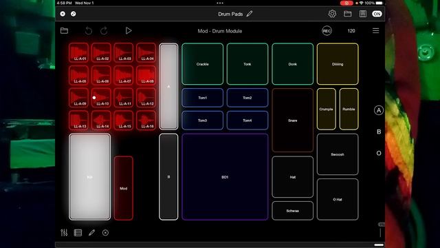 The Drum Module from Live Loopers for Loopy Pro 1.1 DRUMS!!! смотреть онлайн