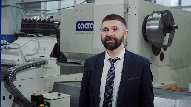 Российский тяжелый токарный обрабатывающий центр "Саста" мод. СА1800