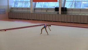 Выступление со скакалкой.