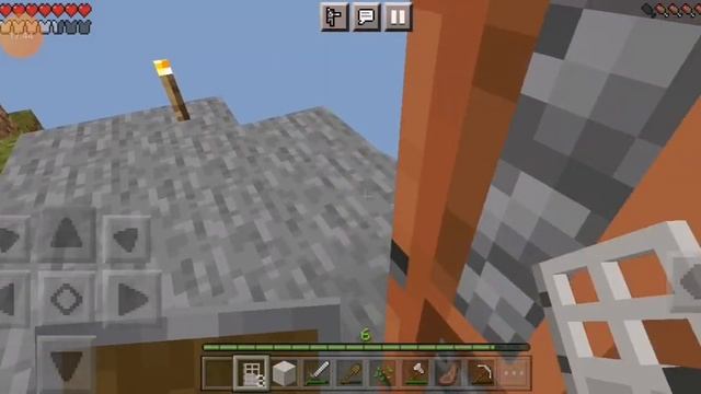 Строим дом на горе #minecraft смотреть онлайн