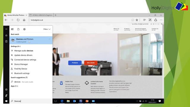 Konica Minolta bizhub IP Address смотреть онлайн