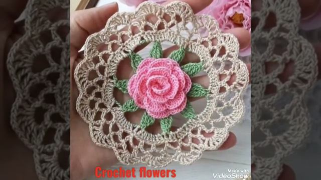 Very Beautiful Hand Crochet flowers || crochet flowers free patterns смотреть онлайн