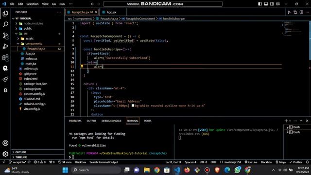 How to integrate Google recaptcha in React || Recaptcha v2